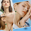 64Pcs 8 Styles 304 Stainless Steel Cabochon Connector Settings STAS-HY0001-86G-5