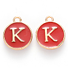 Golden Plated Alloy Enamel Charms LS-ENAM-S118-03K-1