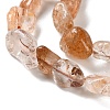 Natural Rutilated Quartz Beads Strands G-P497-01C-20-4