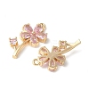 Brass Micro Pave Cubic Zirconia Pendants KK-A253-16G-2