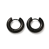 202 Stainless Steel Polishing Hoop Earrings EJEW-M106-02EB-03-4