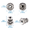 Tibetan Style Alloy Guru Bead Sets PALLOY-TAC0009-14AS-9