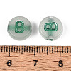 Luminous Frosted Acrylic Beads FACR-T008-02B-4