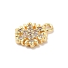 Brass Micro Pave Cubic Zirconia Charms KK-D427-05A-G-2