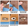 Gorgecraft Zinc Alloy Bag Twist Lock Accessories AJEW-GF0002-42-4
