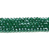 Transparent Electroplate Glass Beads Strands LS-GLAA-F029-2mm-C10-1