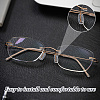 50 Pairs Silicone Eyeglass Nose Pad AJEW-DC0003-44-4