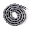 Handmade Polymer Clay Beads Strands LS-CLAY-R089-4mm-Q062-3