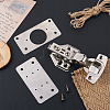 Spritewelry 304 Stainless Steel 8Pcs Hinge Pieces & 2Pcs Hydraulic Hinge FIND-SW0001-03-11