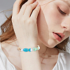 50Pcs 5 Colors Synthetic Turquoise Beads TURQ-SC0001-36-5