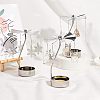 Iron Rotating Tealight Candle Holder AJEW-FG0001-20P-5