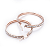 Simple Fashion 304 Stainless Steel Big Hoop Earrings EJEW-K063-3-3