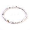 Natural/Synthetic Gemstone Stretch Bracelets Sets BJEW-JB03797-2