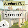 Acrylic Reserved Hanging Signs HJEW-PH01556-2
