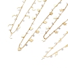 Brass Curb Chains Pendant Necklaces NJEW-JN03586-1