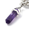 Natural & Synthetic Mixed Gemstone Keychain KEYC-M022-03-4