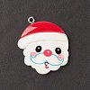 Christmas Theme Opaque Resin Pendants RESI-C021-01B-2