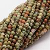 Natural Rhyolite Jasper Beads Strands G-N0183-01-2mm-1