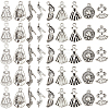 90Pcs 9 Styles Alloy Pendants FIND-SC0013-94-1