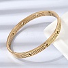 304 Stainless Steel Hinged Bangles BJEW-D408-27G-5