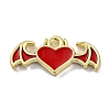 Alloy Enamel Pendants FIND-U024-03G-02-1