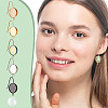 DIY Blank Dome 304 Stainless Steel Dangle Earrings Making Finding Kits DIY-AN0001-08-4