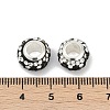 Alloy Rhinestone Clay Pave Beads ALRI-D300-02S-05-3