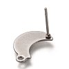 304 Stainless Steel Stud Earring Findings X-STAS-I176-10P-3