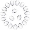 Acrylic Rhinestone Flat Back Cabochons GACR-FH0001-01-1