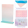 Acrylic Earring Display Stands EDIS-WH0012-21-4
