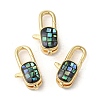 Brass Enamel Lobster Claw Clasps KK-K385-015G-2