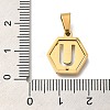 304 Stainless Steel Charms LS-STAS-H227-01G-U-3