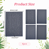 PP Plastic Creasing Plate Sets FIND-WH0152-911B-2