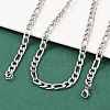 Tarnish Resistant Fashionable 304 Stainless Steel Figaro Chain Necklaces for Men STAS-A028-N017P-3