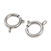 304 Stainless Steel Spring Ring Clasps STAS-B095-05H-P-2