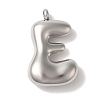 Non-Tarnish 304 Stainless Steel Pendants X-STAS-M017-08P-05-1