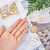 300Pcs Brass Beads KK-HY0001-05-3