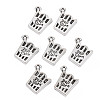 Tibetan Style Alloy Pendants PALLOY-T075-144AS-RS-1