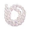 Handmade Foil Lampwork Beads Strands FOIL-C002-01G-2