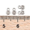 304 Stainless Steel Charm Rhinestone Settings SA-CBAC865-01A-P-3