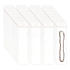 50Pcs Transparent Plastic Resealable Bags OPP-WH0001-05-1