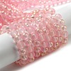 Spray Painted Glass Round Bead Strands DGLA-Q015-6mm-26-4