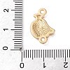 Fruit Theme Alloy Enamel Connector Charms AL-CBA95F4-01KCG-02-3