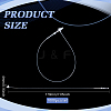 Plastic Hang Tag Fasteners FIND-WH0139-315B-01-2
