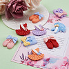 48Pcs 12 Style Resin Cabochons CRES-BY0001-02-4
