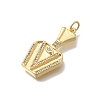 Brass Micro Pave Cubic Zirconia Bottle Pendants KK-D431-051A-02-2