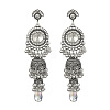Alloy Acrylic Dangle Stud Earrings FS-WG31A95-02-1