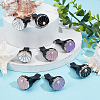 8Pcs 4 Colors Resin Car Air Vent Clips HJEW-OC00237-4