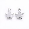 201 Stainless Steel Charms STAS-E438-50P-1