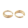 Crescent Moon Shape 316 Surgical Stainless Steel Hoop Nose Rings LS-AJEW-I065-01G-2
